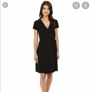 Organic cotton wrap dress